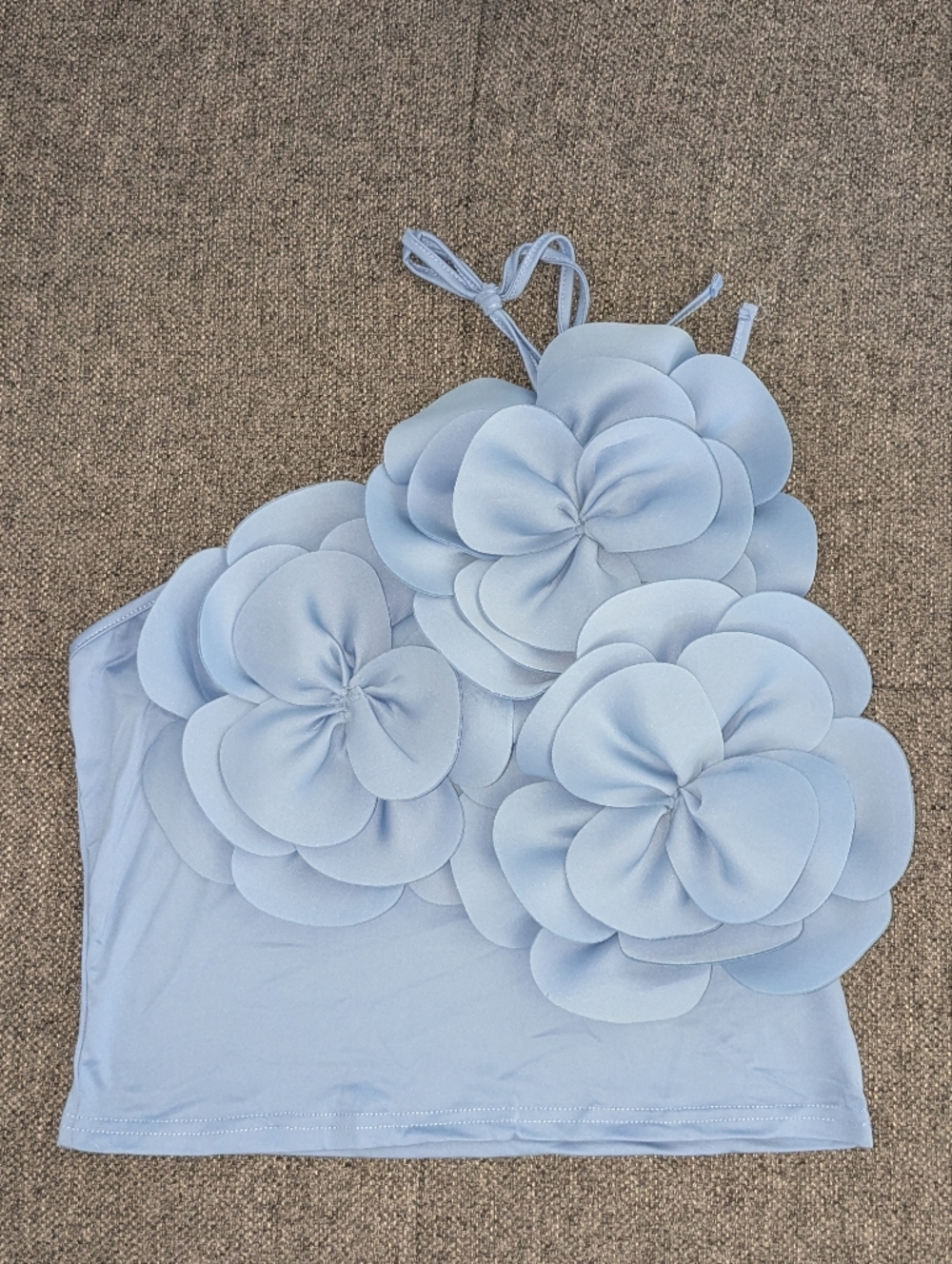 NEW Elegant Blue Floral Women's Top